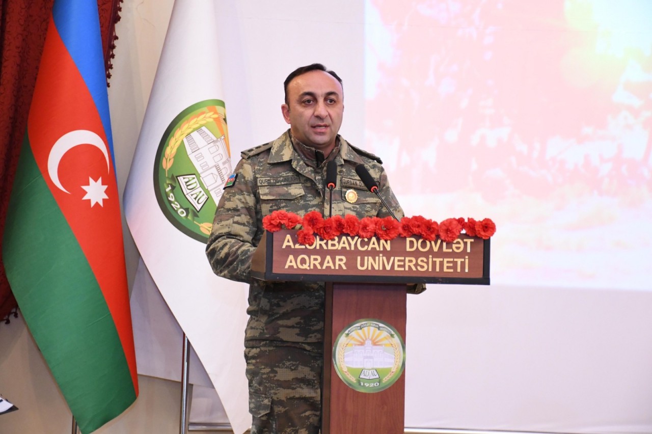 ADAU-da Anım Gününə həsr olunan tədbir keçirilib - FOTOLAR